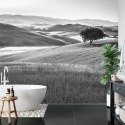 Fototapeta Rolling Hills W Czerni I Bieli