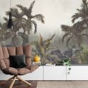 Fototapeta Tropical Trees And Leaves For Digital Printing Wallpaper, Custom Design Wallpaper - 3D