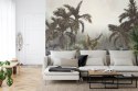 Fototapeta Tropical Trees And Leaves For Digital Printing Wallpaper, Custom Design Wallpaper - 3D