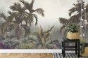 Fototapeta Tropical Trees And Leaves For Digital Printing Wallpaper, Custom Design Wallpaper - 3D