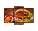 Obraz Wieloczęściowy Domowy Hamburger