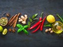 Obraz Wieloczęściowy Świeże Aromatyczne Przyprawy
