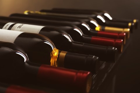 Obraz Wieloczęściowy Pyszne Butelki Wina