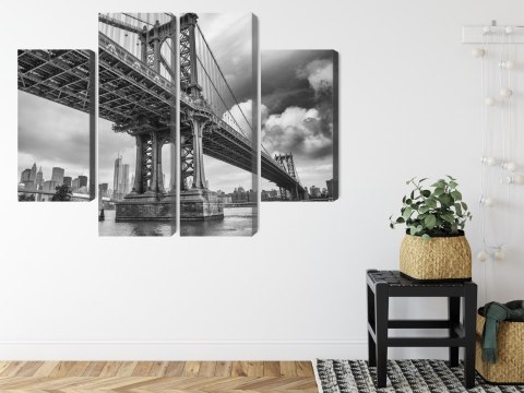 Obraz Wieloczęściowy Most Manhattan W Nowym Jorku