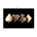 Obraz Na Płótnie Symbole Kart 3D