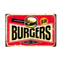 Obraz Na Płótnie Tablica Restauracji Fast Food W Stylu Retro