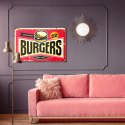 Obraz Na Płótnie Tablica Restauracji Fast Food W Stylu Retro