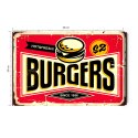 Obraz Na Płótnie Tablica Restauracji Fast Food W Stylu Retro