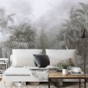 Fototapeta Tropical Trees And Leaves For Digital Printing Wallpaper, Custom Design Wallpaper - 3D