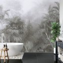 Fototapeta Tropical Trees And Leaves For Digital Printing Wallpaper, Custom Design Wallpaper - 3D