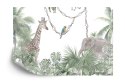 Fototapeta Tropical Trees And Leaves For Digital Printing Wallpaper, Custom Design Wallpaper - 3D