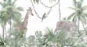 Fototapeta Tropical Trees And Leaves For Digital Printing Wallpaper, Custom Design Wallpaper - 3D