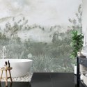 Fototapeta Tropical Trees And Leaves For Digital Printing Wallpaper, Custom Design Wallpaper - 3D