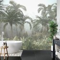 Fototapeta Tropical Trees And Leaves For Digital Printing Wallpaper, Custom Design Wallpaper - 3D
