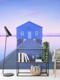 Fototapeta Kwadratowa Boathouse Autorstwa Richarda Vandewalle'a