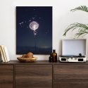 Plakat Delikatny Mniszek Lekarski Na Tle Nocnego Nieba