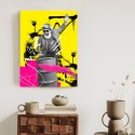Plakat Dj W Miejskiej Dżungli - Kolorowy Kolaż