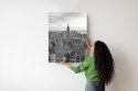 Plakat Empire State Building Czarno Biały Krajobraz
