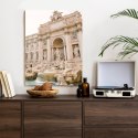Plakat Fontanna Di Trevi Z Rzeźbami