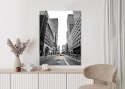 Plakat Nyc Żółte Taksówki Na Czarno Białej Ulicy