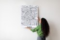 Plakat Ulice Paryża Z Lotu Ptaka - Plan