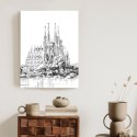 Plakat Bazylika Sagrada Familia Szkic