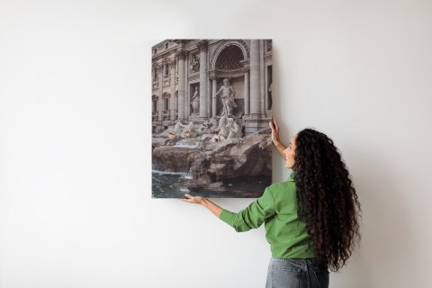 Plakat Fontanna W Rione Trevi Rzym