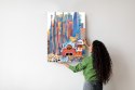Plakat Słynna Architektura Barcelony Abstrakcja