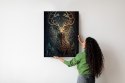 Plakat Leśny Jeleń Na Ilustracji