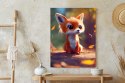 Plakat Lisek W Jesiennym Lesie
