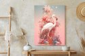 Plakat Surrealistyczna Ilustracja Z Flamingiem