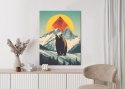 Plakat Niedźwiedź W Górach Zimą