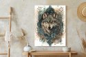Plakat Ornament Z Wilkiem