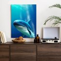 Plakat Wieloryb W Głębi Oceanu