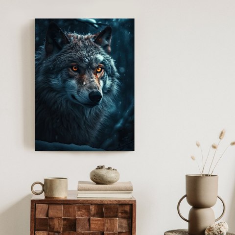 Plakat Wilk W Ciemnym Lesie