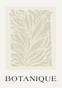 Plakat Botaniczna Kompozycja Z Liści Retro