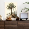 Plakat Botaniczna Palma Na Pustynnym Krajobrazie