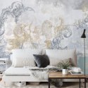 Fototapeta Freski Na Kamiennej Ścianie W Stylu Loft