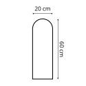 Panel Tapicerowany Eko Skóra Brązowy 20cm