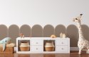 Panel Tapicerowany Magic Velvet Beżowy 30cm