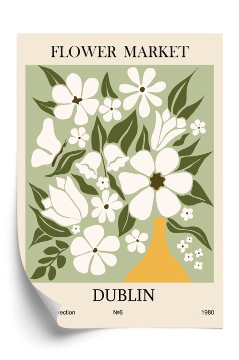 Plakat Targ Kwiatowy Dublin