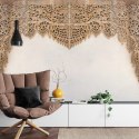 Fototapeta Drewniane Dalekowschodnie Ornamenty