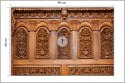 Fototapeta Roślinne Ornamenty W Drewnie