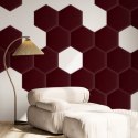 Panel Tapicerowany Magic Velvet Bordowy