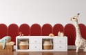 Panel Tapicerowany Magic Velvet Czerwony 30cm
