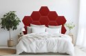 Panel Tapicerowany Magic Velvet Czerwony