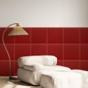 Panel Tapicerowany Magic Velvet Czerwony