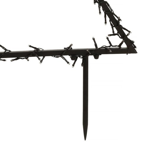 Choinka LED Zewnętrzna VILDE 75 cm 175 LED Metal IP44 z Kotwami