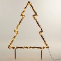Choinka LED Zewnętrzna VILDE 75 cm 175 LED Metal IP44 z Kotwami