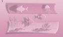 Fototapeta 3D dla dzieci Podmorski Świat, Miękkie Rybki Pastelowe, Mural do Przedszkola i Pokoju Dziecka, Personalizowana
